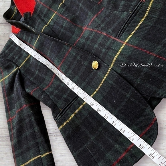 J.Crew Collection satin lapel Campbell tartan plaid wool blazer *shop@iamwarrior - Picture 9 of 12